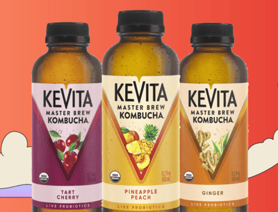 Kevita Master Brew Kombucha bottles