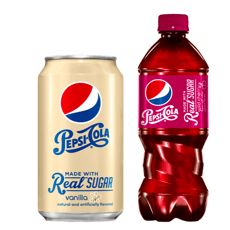 Vanilla Pepsi. and Cherry Pepsi Real Sugar