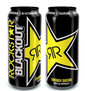 Rockstar Blackout cans