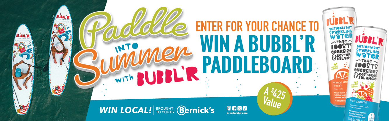 Bubbl'r Paddleboard Program Sweepstakes 2026