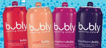 New Bubly Flavors in Four Cans