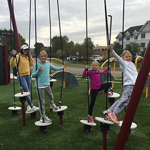kids on playground